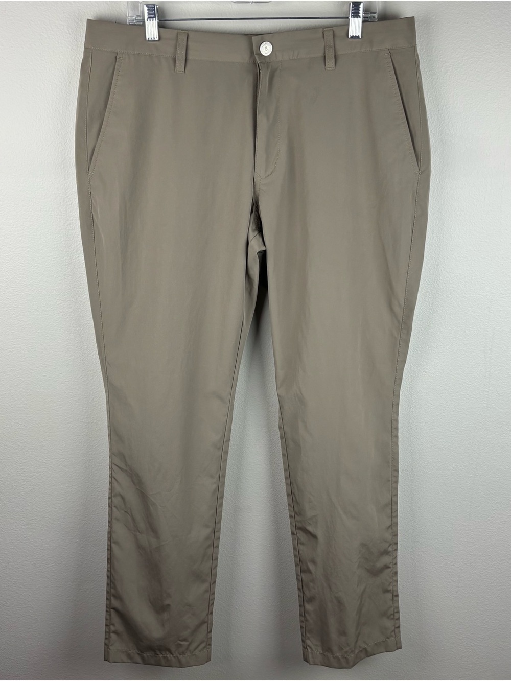 Bonobos Golf Pants Mens Size 36x32 Athletic Lightweight Performance Tan/Khaki